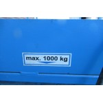 Schaartafel 1000 kilo, hoogte max.1 meter . Gebruikt.